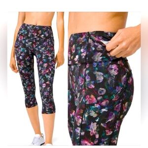 Lululemon Fast and Free HR crop 19” size 12